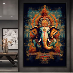 Tranquil Ganesha - NicheCanvas