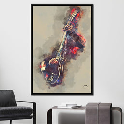 James Hetfield's Electric Guitar - Abraham Szomor - NicheCanvas