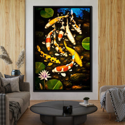 Koi Fishes - NicheCanvas