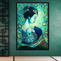 Silk Peafowl - Chiara Magni - NicheCanvas