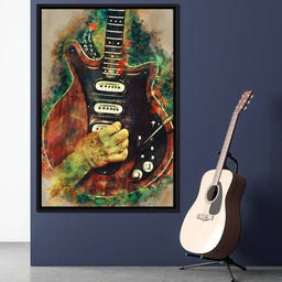 Brian May's Guitar - Abraham Szomor - NicheCanvas