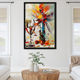 Wine & Flowers - NicheCanvas