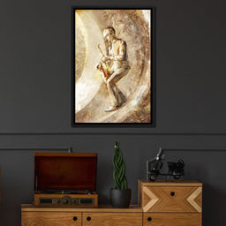 Playing the Saxophone - NicheCanvas