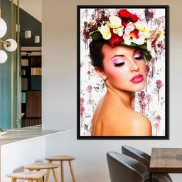 Flower Devine MixArt - Johanjjf - NicheCanvas