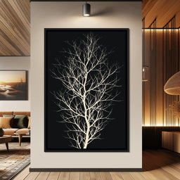 The Black Tree - Kubistika - NicheCanvas