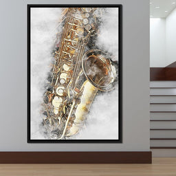 Saxophone - Mateo - NicheCanvas
