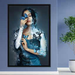 Butterfly Angel - Johanjjf - NicheCanvas