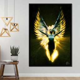 Angel Wings in Awe - G'n Art - NicheCanvas