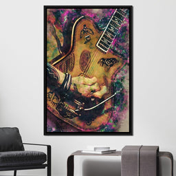 Johnny Depp's Guitar - Abraham Szomor - NicheCanvas