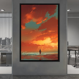 Admiring The Sunset - NicheCanvas