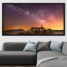 Shepherd Hut Desert Night - NicheCanvas