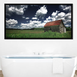 Old Barn in the Field - NicheCanvas