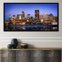 Montreal Skyline - NicheCanvas