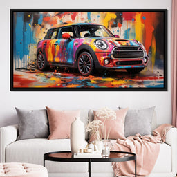 Mini Coop - RiderArt - NicheCanvas