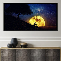 Otherworldly Night Scene - NicheCanvas