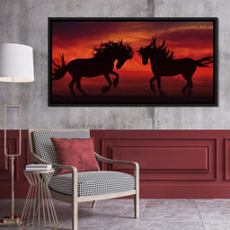 Stallion Sunset - Johanjjf - NicheCanvas