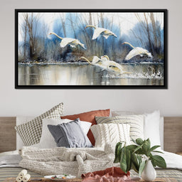 White Swans - NicheCanvas