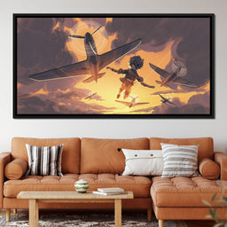 The Boy Flying - NicheCanvas