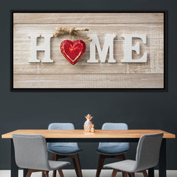 Home Is Where The Heart Is - NicheCanvas