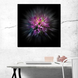 Flowers Color Flow - Brian Carson - NicheCanvas