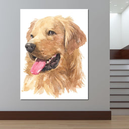 Golden Retriever - NicheCanvas