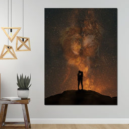 Her Lion, His Wolf - KitConcepts - NicheCanvas