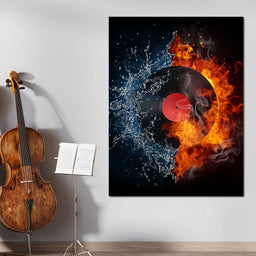 Record in Fire and Water - NicheCanvas