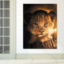 Lion Cub - Zenzdesign - NicheCanvas