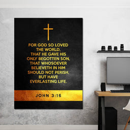 John 3:16 - ABConcepts - NicheCanvas