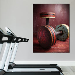 Rusty Dumbbells - NicheCanvas