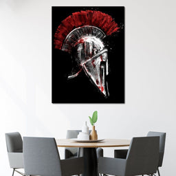 Greek Warrior Helmet - NicheCanvas