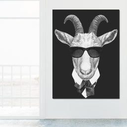 Dressed Up Goat - NicheCanvas