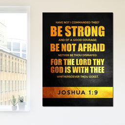 Joshua 1:9 - ABConcepts - NicheCanvas