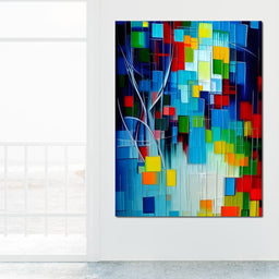 Colorful Contemporary Art 045 - Johanjjf - NicheCanvas