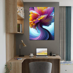 Flower Splash Art - Johanjjf - NicheCanvas