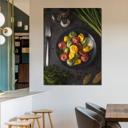 Plate of Pasta - NicheCanvas