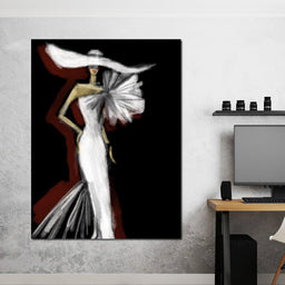 The White Dress - NicheCanvas