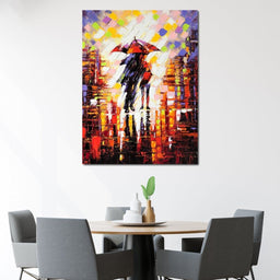 Enamoured Under The Umbrella - NicheCanvas