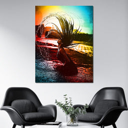 Neon Summer Days - Johanjjf - NicheCanvas