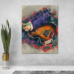 Paul McCartney's Guitar - Abraham Szomor - NicheCanvas