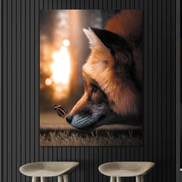 Fox Butterfly - Zenzdesign - NicheCanvas