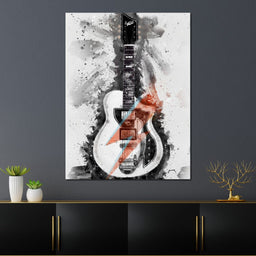 David Bowie's Guitar - Abraham Szomor - NicheCanvas