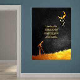 Psalm 8:1-4 - ABConcepts - NicheCanvas