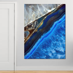 Blue Stone - NicheCanvas