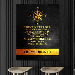 Proverbs 3:5-6 - ABConcepts - NicheCanvas
