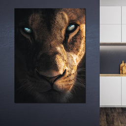 Lioness Eyes - Zenzdesign - NicheCanvas