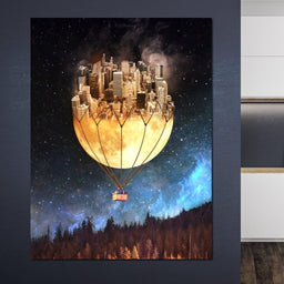 Moon Town - Natacha Einat - NicheCanvas