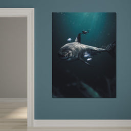 Megalodon - Zenzdesign - NicheCanvas