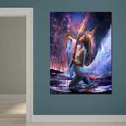 Fire Sword - NicheCanvas