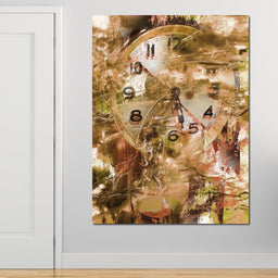 Psychedelic Clock - NicheCanvas